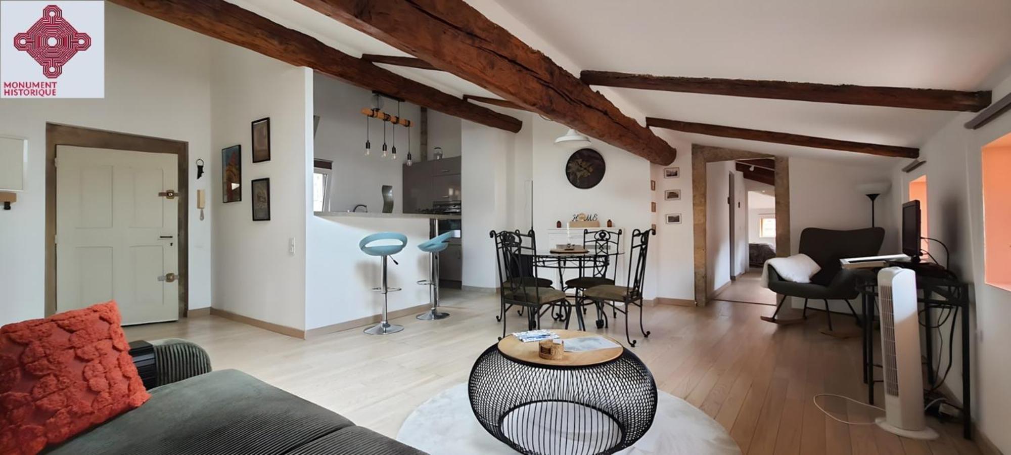 L'ecrin Piscenois - Monument Historique - 2 Pieces - 65 M2 Apartment